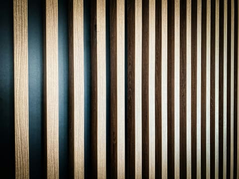 black and white striped textile