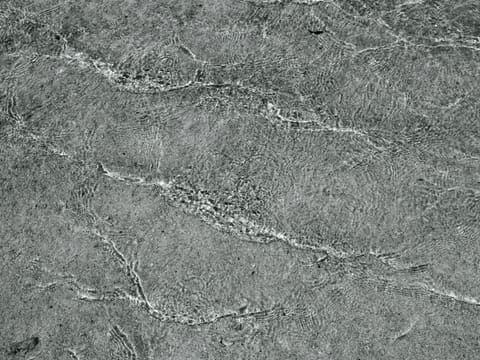 Quartzite: a black and white photo of a marble floor
